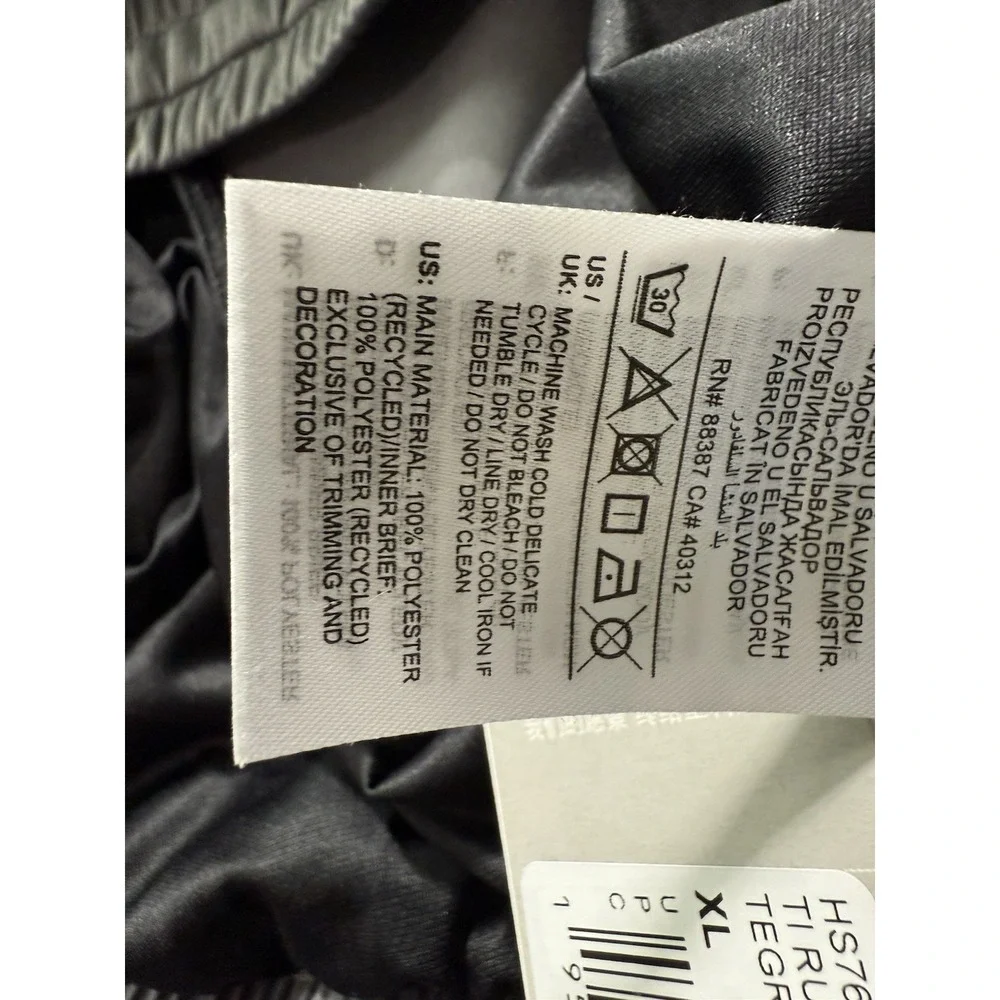 Adidas Women's Ti Run Shorts XL Gray White Aeroready Running Athletic‎ Lined NWT
